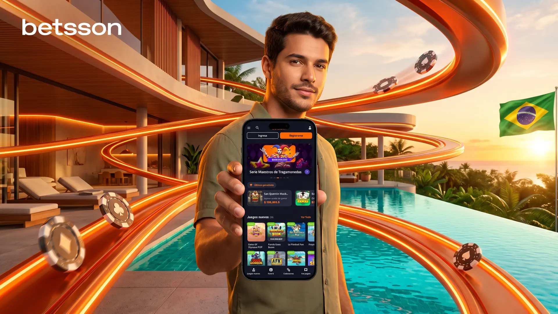 Antes e depois do cadastro na Betsson Brasil: login, bônus e celular